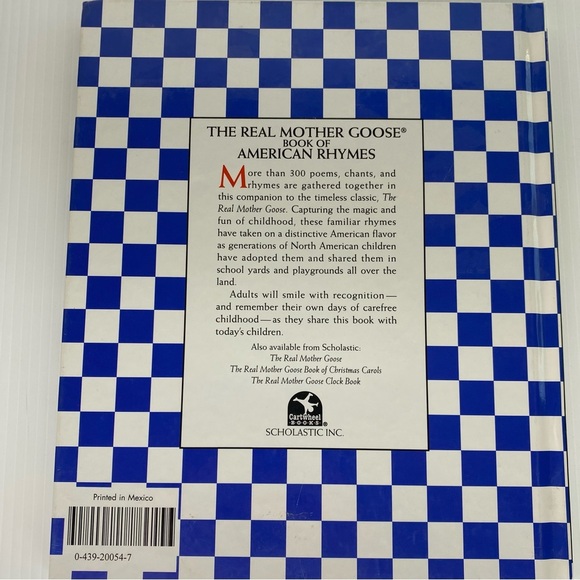 The Real Mother Goose Book of American Rhymes Hardback - Picture 5 of 10